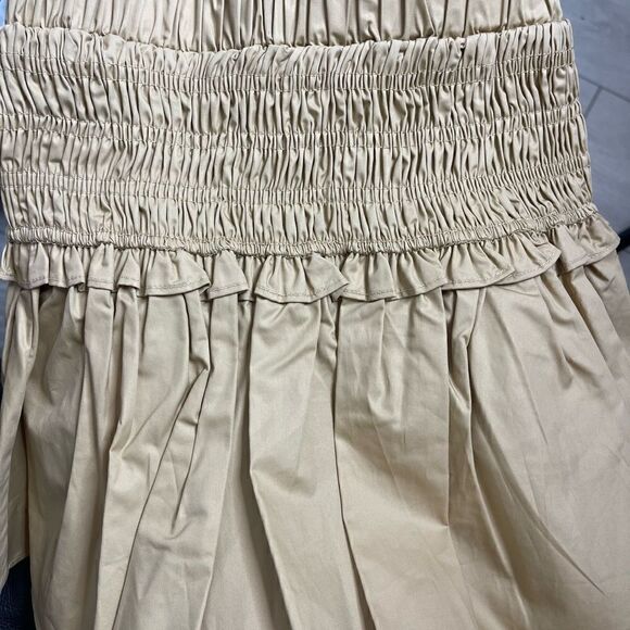 SER.O.YA BRUNA SMOCKED WAIST MINI SKIRT XS - Picture 6 of 7